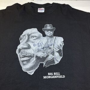Blues Guitar Legend BIG BILL MORGANFIELD MUDDY WATERS SON T SHIRT Mens XL